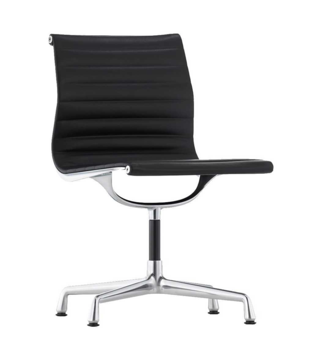 Vitra   Vitra - Aluminium Chair EA 101 fabric Hopsak, no rotatable