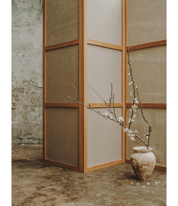 Frama  Room Divider oak, linen