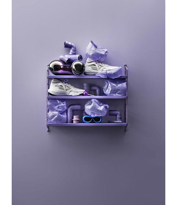 String  Furniture String Pocket Wandkast paars / paars