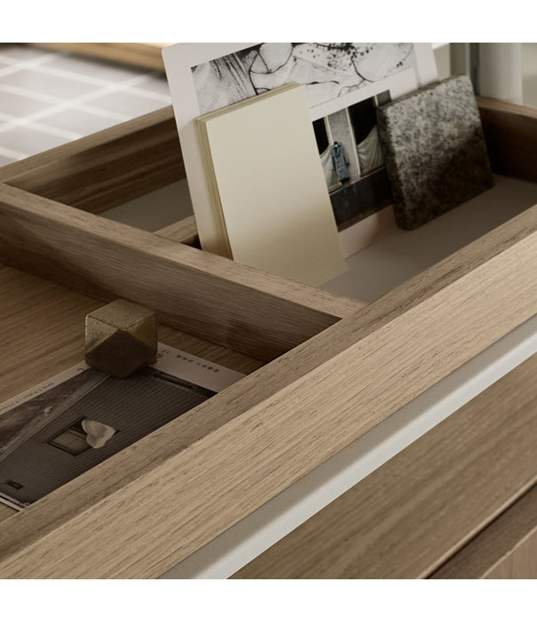 String  Furniture String - Pira G2 Shelf wit, vloer/plafond gemonteerd