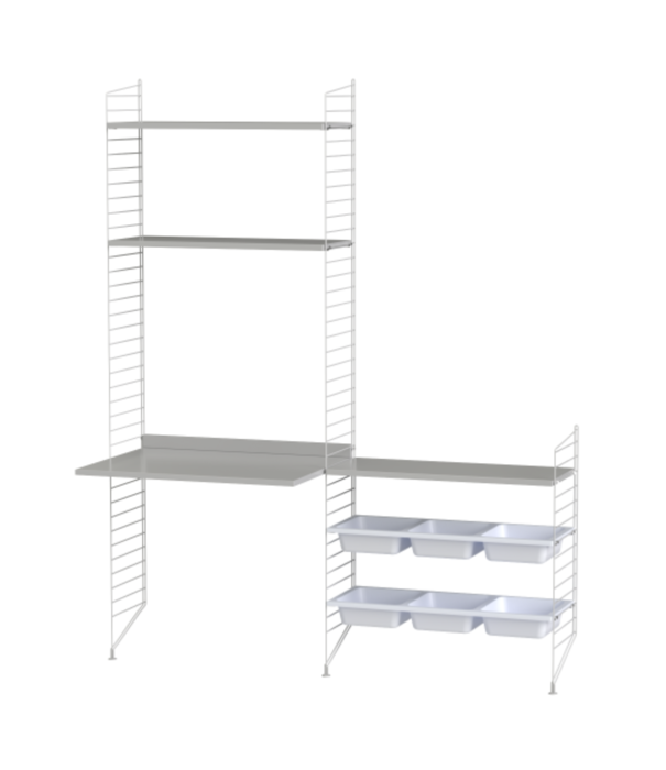 String  Furniture String System Collection - Kinderkamer E combinatie