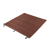 Palissade Lounge sofa quilted seat cushion iron red