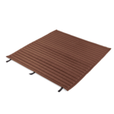 Palissade Dining bench quilted seat cushion iron red