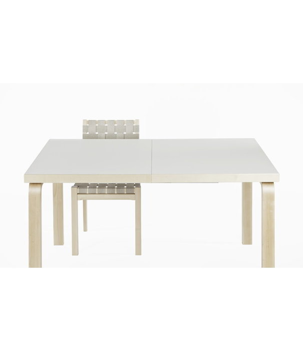 Artek  Artek - Aalto extension table 97 birch - white HPL top