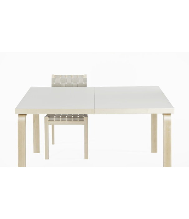 Artek  Artek Aalto Table 97 Extendable birch, white HPL laminate