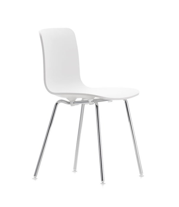 Vitra  Vitra - Hal RE Tube Chair Steel Base , white shell