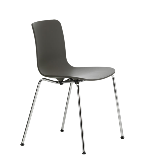 Vitra  Vitra - Hal RE Tube Chair Steel Base, witte kuip