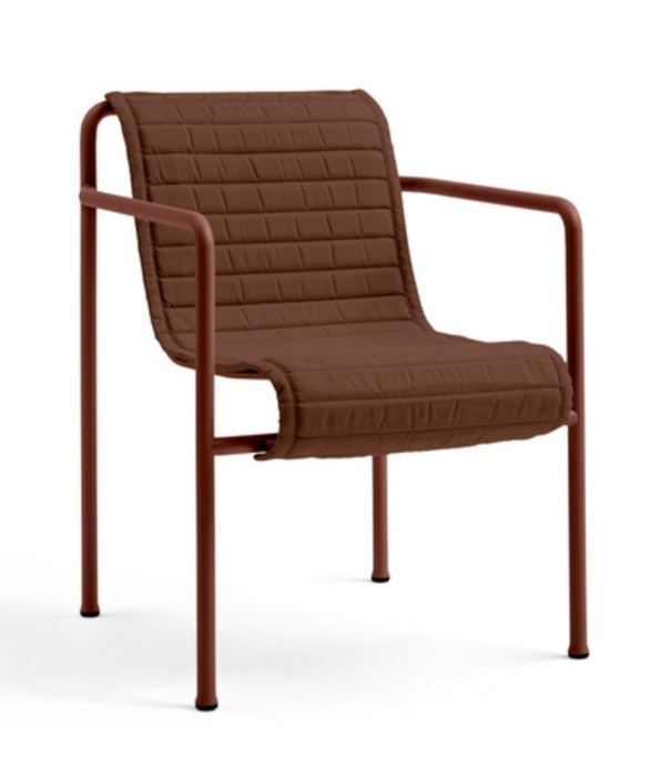 Hay  Hay - Palissade Dining armchair quilted zitkussen iron red