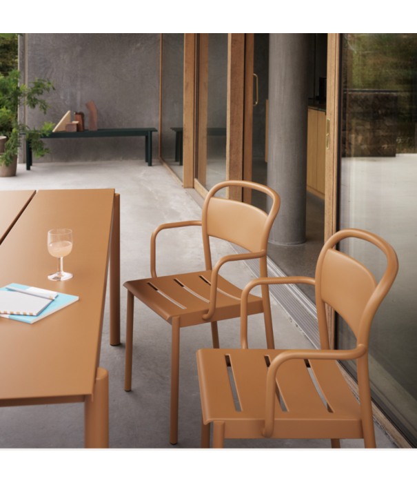 Muuto Linear Steel Side Chair Pale Blue