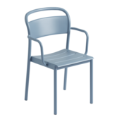 Muuto Outdoor - Linear Steel Armchair Pale Blue