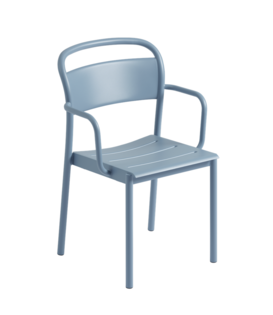 Linear Steel Armstoel Pale Blue