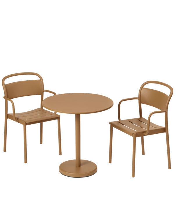 Muuto  Linear Steel Armstoel Zwart