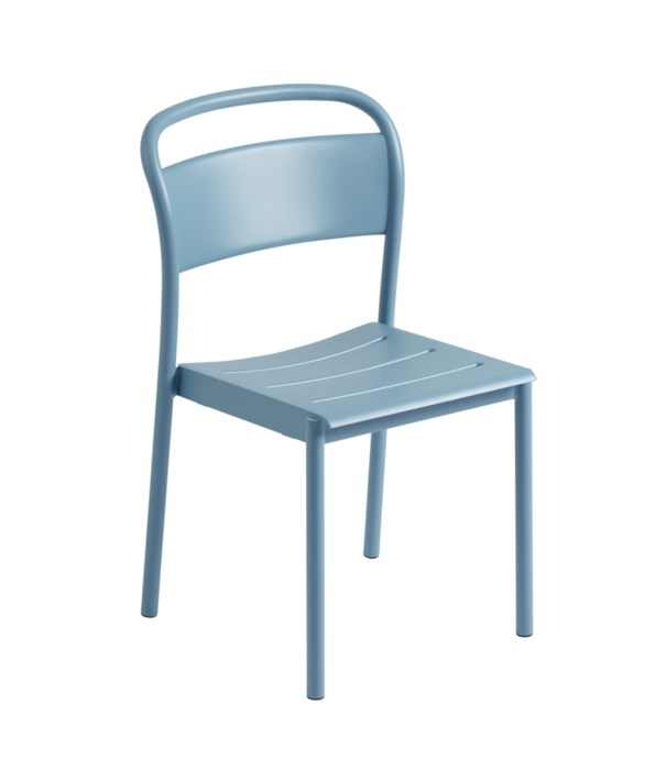 Muuto Linear Steel Side Chair Pale Blue