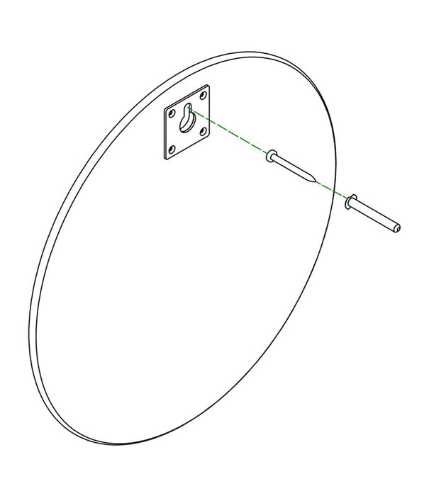 Montana Furniture  Montana Mini MCI Spiegel Rond