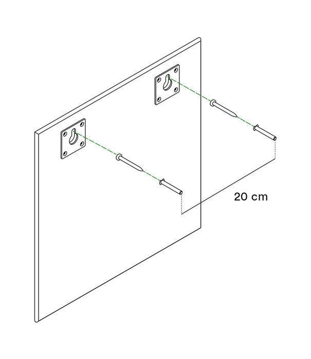 Montana Furniture  Mini MSQ Mirror square