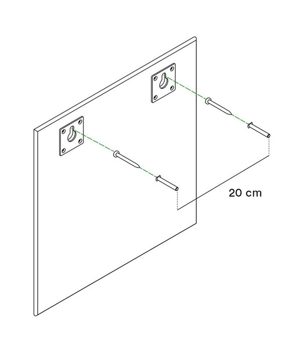 Montana Furniture Montana- Mini mirror square