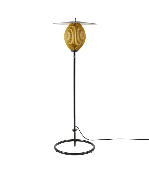 Gubi  Gubi Satellite Outdoor Floor Lamp Mustard Gold