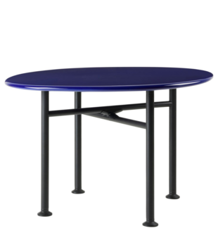 Gubi - Carmel coffee table Pacific Blue 60 x 60