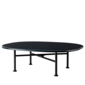 Gubi - Carmel coffee table Midnight Black 87,5 x 70