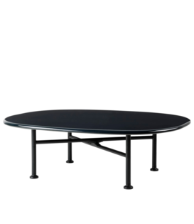 Gubi - Carmel coffee table Midnight Black 87,5 x 70