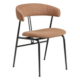 Gubi - Violin dining chair upholstered, Around Boucle 032
