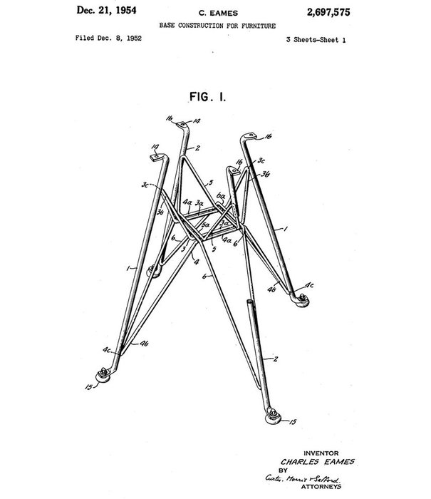 Vitra  Vitra Eames DSR Side Chair pebble, sea foam green base