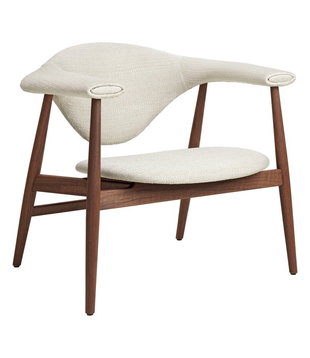 Masculo Lounge Stoel Eero Special FR106,  walnoot onderstel