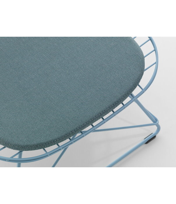 Vitra  Vitra - Wire Chair LKR lounge chair Sky blue