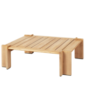 Gubi - Atmosfera Outdoor coffee table, natural teak