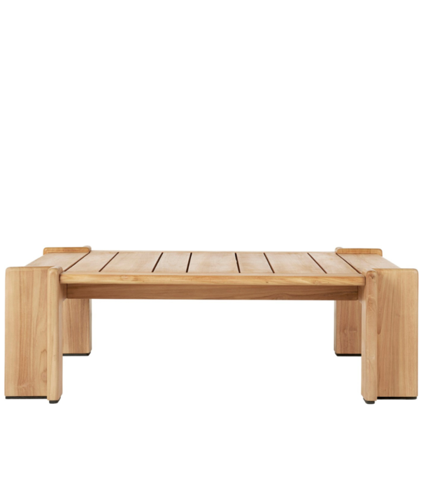 Gubi  Gubi - Atmosfera Outdoor coffee table, natural teak