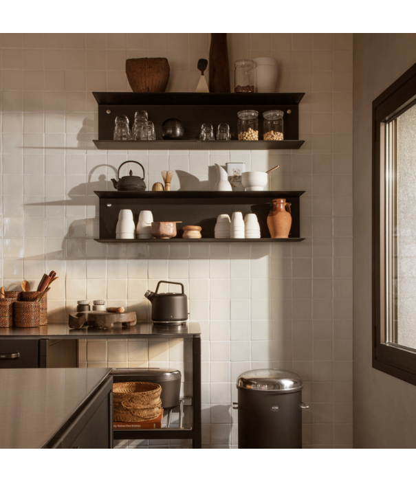 Vipp  922 wall shelf large black