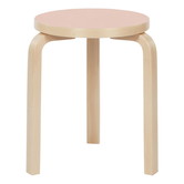 Stool 60 birch - seat powder linoleum