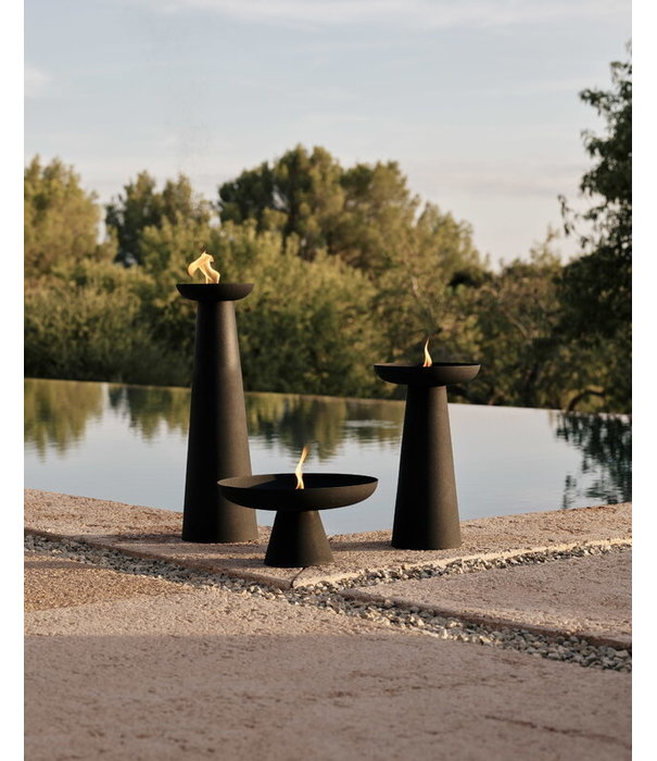 Audo Audo - Meira oil lantern, 36 cm zwart