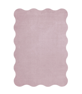 Scallop Rug, Pink Lavender