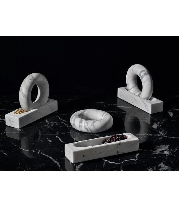 Design House Stockholm  Design House Stockholm - Tondo mortar and pestle,  marble