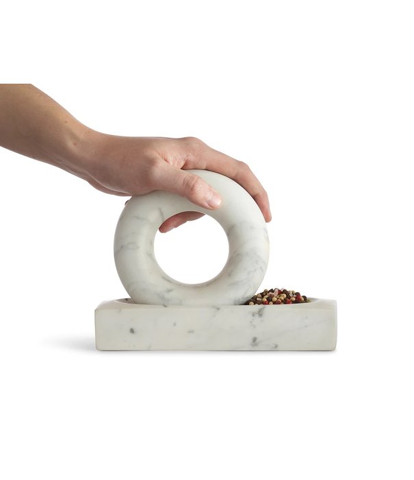 Design House Stockholm  Design House Stockholm - Tondo mortar and pestle,  marble