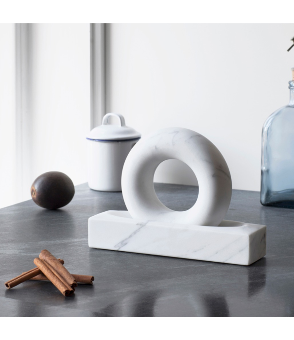 Design House Stockholm  Design House Stockholm - Tondo mortar and pestle,  marble