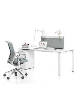 Vitra - Workit werkplek bureau met container