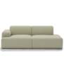 Muuto Connect Soft 2-seater Sofa config.2, Ecriture 910