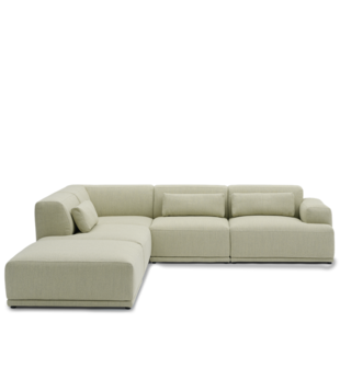 Muuto Connect Soft Hoekbank config.1, Ecriture 910  m. kussens