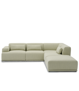 Muuto - Connect Soft Corner Sofa, config.2 - Ecriture 910  w. cushions