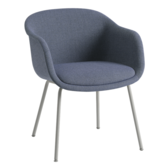 Muuto - Fiber Conference armchair tube base, sabi 631