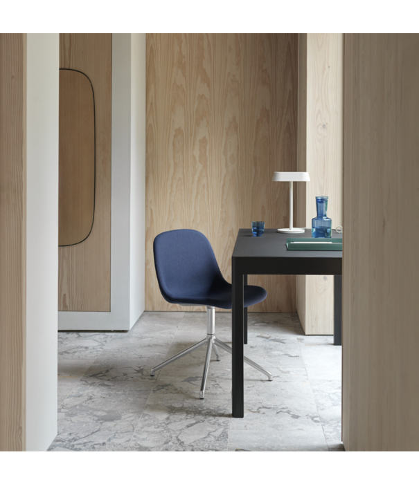 Muuto  Muuto Fiber Side Chair Twill Weave 780, swivel with return