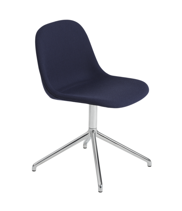 Muuto  Muuto Fiber Side Stoel Twill Weave 780, swivel met return