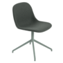 Muuto - Fiber side stoel Wooly 1010, swivel m. return