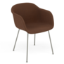 Muuto - Fiber armchair remix 346, grey tube base