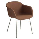 Muuto Fiber Armchair remix 452, grey tube base