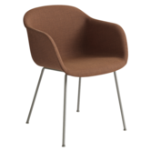 Muuto - Fiber armchair remix 452, grey tube base