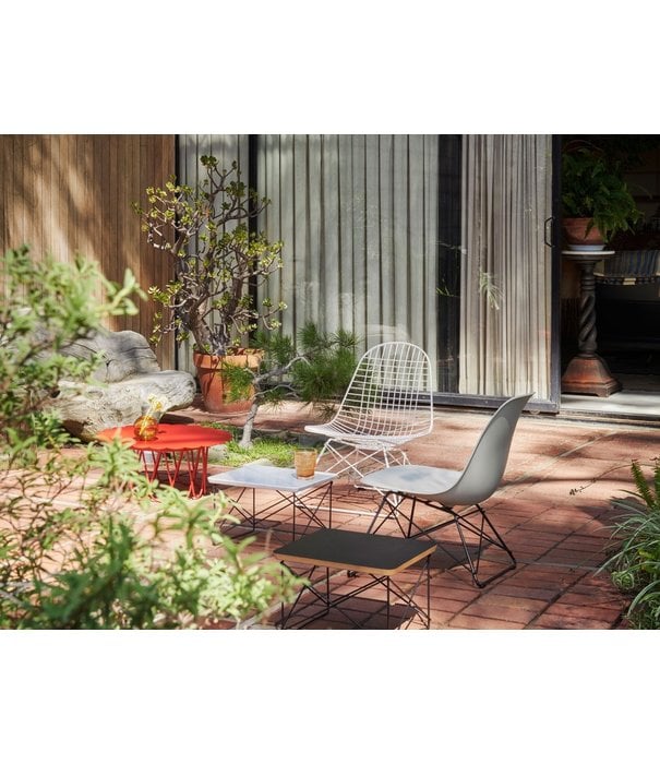 Vitra   LSR Eames Plastic Lounge Stoel, chrome onderstel