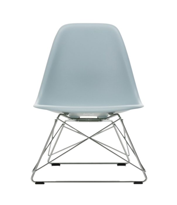 Vitra  itra - Eames Plastic Side Chair RE LSR lounge, voet chroom